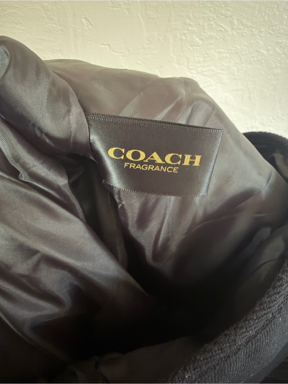 Coach Black Canvas Tote with Logo Front Pocket - Picture 5 of 7
